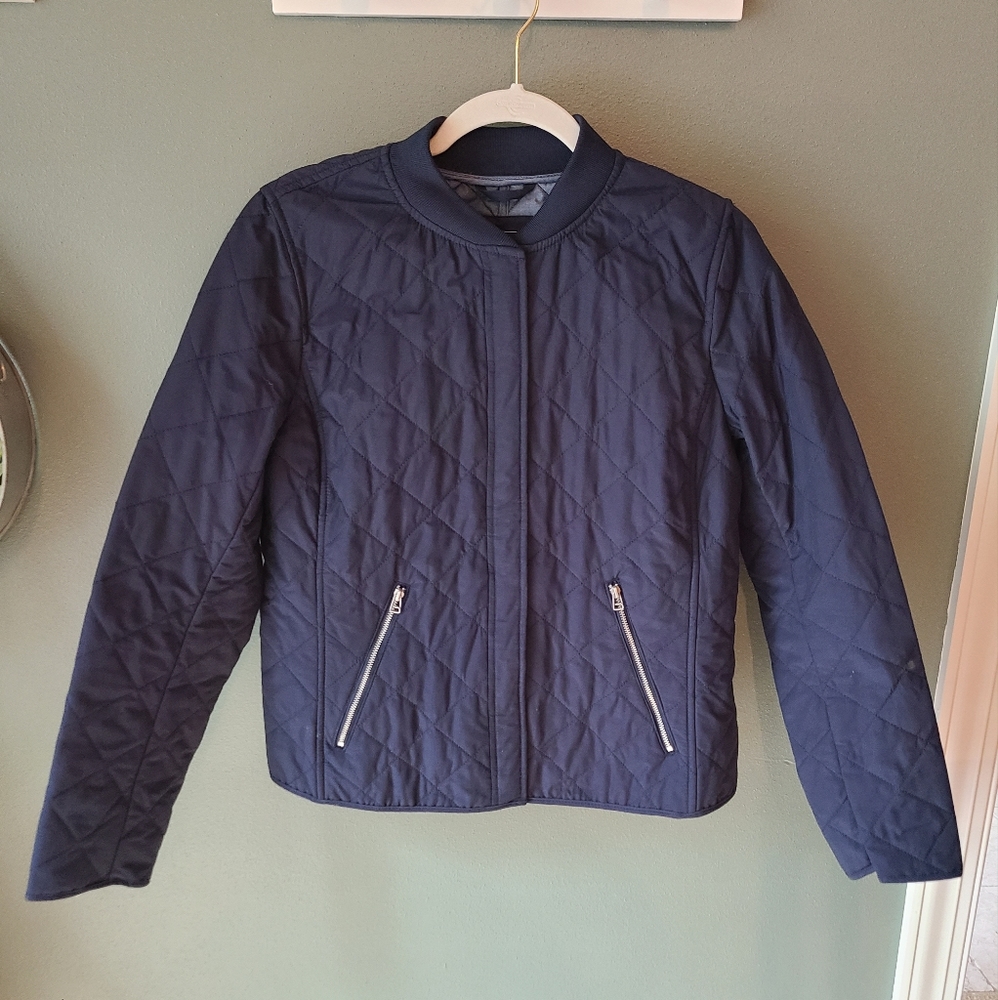 Gap Quilted Jacket in Navy, Size Large - Picture 1 of 5